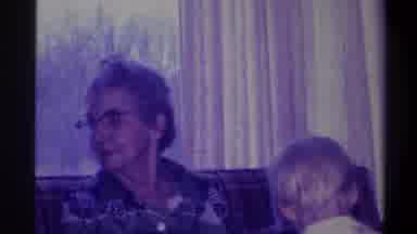 Troy New York USA (1973): Mother Camera Picture Grandmother Child Living Room