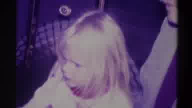 Troy New York USA (1973): Young Girl Pulling Away From Man Older Lady Picking Up