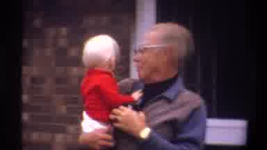 Gainsville Florida USA (1974): The Children Was Playing With His Grandfather And