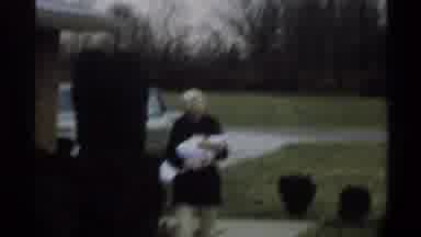 Gainsville Florida USA (1974): The Woman Was Take The Child Walk To House
