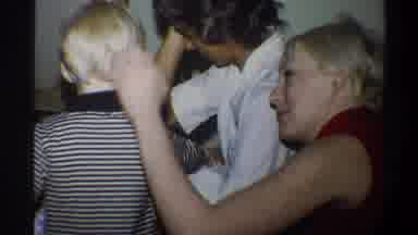 Gainsville Florida USA (1974): A Mom Got New Child And She Is Very Excitement Her