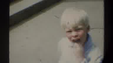 Gainsville Florida USA (1974): A Small Child And His Infant Brother Or Sister