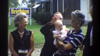 Gainsville Florida USA (1974): A Grandmother Holding Her Baby Grand Daughter While