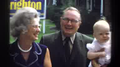 Gainsville Florida USA (1974): A Group Of People Including An Old Man Old Woman