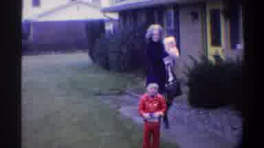 Gainsville Florida USA (1974): Woman In Go Go Boots And Bouffant Hair Style