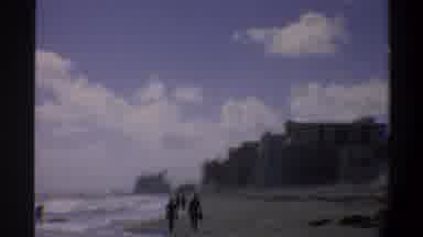 Gainsville Florida USA (1974): A Beautiful Day By The Sea Side Attracting Foreign