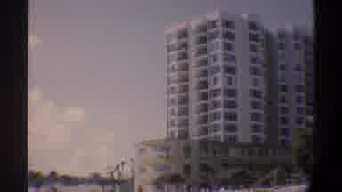 Gainsville Florida USA (1974): Old Video Of A Building In A Tropical Setting Palm
