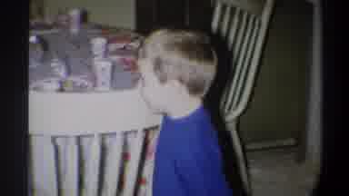 Gainsville Florida USA (1974): Kid Birthday Party Old Footage