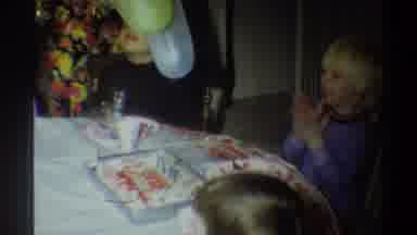 Gainsville Florida USA (1974): A Child's Birthday Party With Other Children And