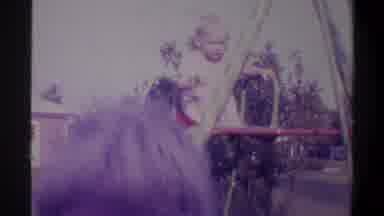 Gainsville Florida USA (1974): A Cute Baby Girl Sitting On The Swing At The Park