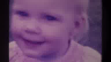 Gainsville Florida USA (1974): Toddler Playing On Playground