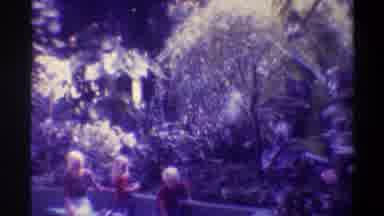 Gainsville Florida USA (1974): Family Party Landscape Special Moment