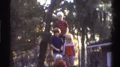 Gainsville Florida USA (1975): Children Posing For A Video