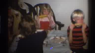 Gainsville Florida USA (1975): Some Kids Are Eating And Enjoying With Snacks