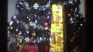 Gainsville Florida USA (1975): Several Colorfully Wrapped Presents Displayed