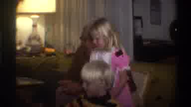 Gainsville Florida USA (1975): The Family Celebrate The Christmas Festival In