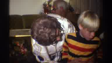 Gainsville Florida USA (1975): A Grandmother Was Convening Their Grandson And
