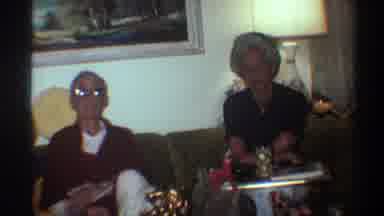 Gainsville Florida USA (1975): Relaxed Christmas Family Reunion Lots Of Talk And