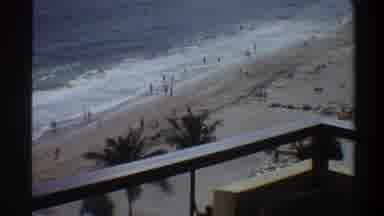 Gainsville Florida USA (1975): People Enjoying The Beach On A Sunny Day With Calm