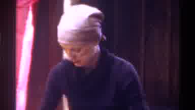 Gainsville Florida USA (1975): Young Lady Using Tape To Create Something That Is