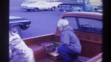 Gainsville Florida USA (1975): They Are Two Kids Who Are Excited About Getting