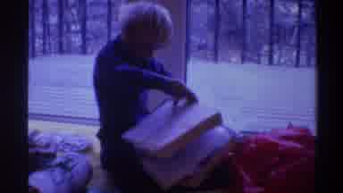 Gainsville Florida USA (1975): Boy In Boxing Gift With Excitement