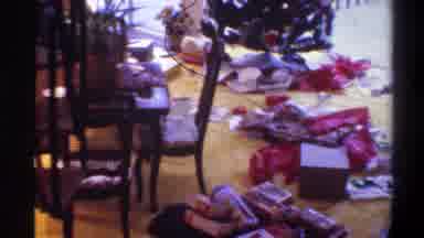 Gainsville Florida USA (1975): Christmas Tree And Gifts