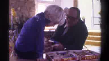 Gainsville Florida USA (1975): Elder Adult Man Mentoring And Tutoring An Young