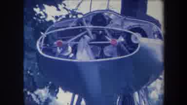 Volmer Yucaipa California USA (1959): Piece Of An Airplane Engine On Top Near A