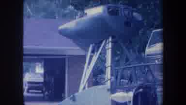Volmer Yucaipa California USA (1959): Machine In Front Of The Garage And Four