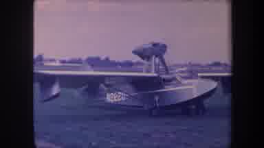 Volmer Yucaipa California USA (1959): A Propeller Twirls On A Grounded Plane