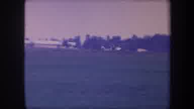 Volmer Yucaipa California USA (1959): Airplane Outside Flying Grass Slowly Moving