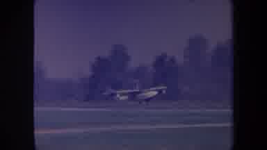 Volmer Yucaipa California USA (1959): Flying Plane Watch Tests Speed Strip Landing