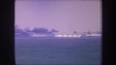 Volmer Yucaipa California USA (1959): Plane Take Off Hangars Grass Trees Sky Slow