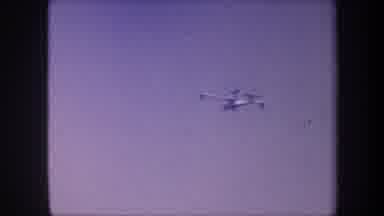 Volmer Yucaipa California USA (1959): Flying Airplane In The Sky And There Are No