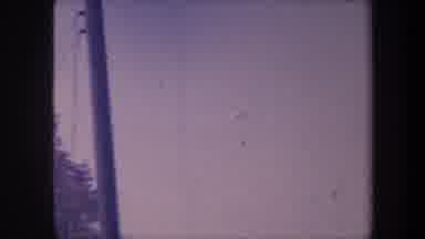 Volmer Yucaipa California USA (1959): Small Single Engine Airplane Flying In The