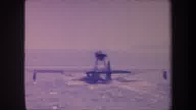 Volmer Yucaipa California USA (1959): Propeller Airplane Moves Gently Through The