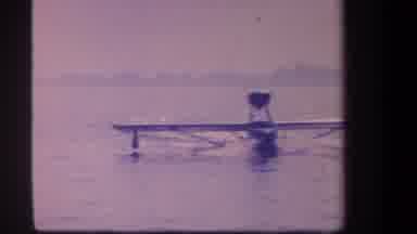 Volmer Yucaipa California USA (1959): An Amphibian Aircraft Taxis Through The