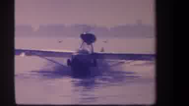 Volmer Yucaipa California USA (1959): Aircraft Drifting And Landing In Water And
