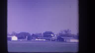 Volmer Yucaipa California USA (1959): Old Style Film Of A Plane Taking-Off