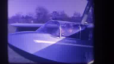 Volmer Yucaipa California USA (1959): Two People In A Cockpit Of An Airplane