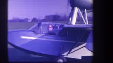 Volmer Yucaipa California USA (1959): A Man Is Driving The Helicopter And Is On