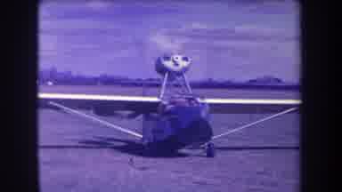 Volmer Yucaipa California USA-1963: Two Boys Training In Amphibious Aircraft