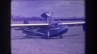 Volmer Yucaipa California USA (1963): Unique Single Engine Airplane Driving Around