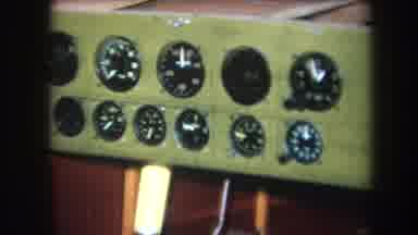 Volmer Yucaipa California USA (1964): A Green Wood Dashboard Showing Black And