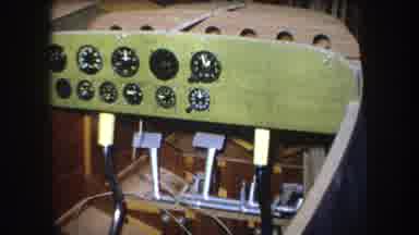 Volmer Yucaipa California USA (1964): Instrument Panel Of An Airplane Cockpit