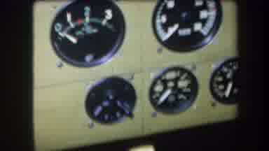 Volmer Yucaipa California USA (1964): Panel Showing Five Dials In A Piece Of