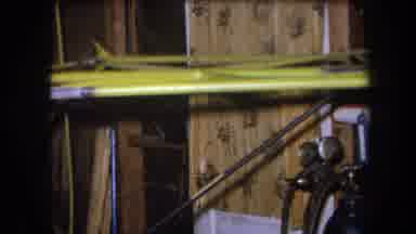 Volmer Yucaipa California USA (1964): Some Pieces And A Standing Wood With A Green