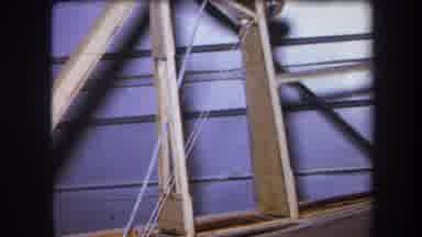 Volmer Yucaipa California USA (1964): Wood And Metal Warehouse With A Pulley