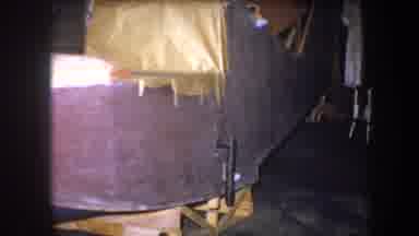 Volmer Yucaipa California USA (1964): Box With Tarps And Tapes To Hide Something